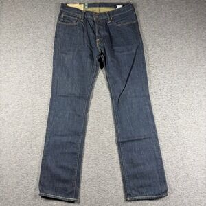Abercrombie & Fitch Remsen Straight Leg Jeans Mens 32x32 Dark Wash Button Fly I
